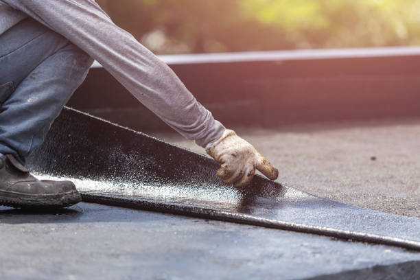 Professional Basement Waterproofing technician working in Bronson, MI